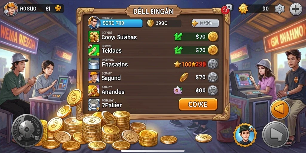 Karakter unik dengan keterampilan khusus yang menarik.