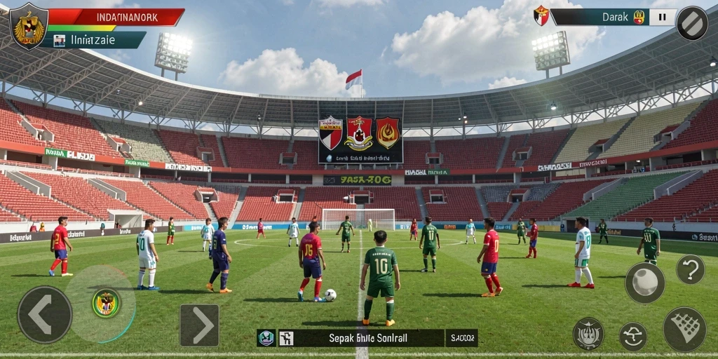 Fitur multiplayer yang menghubungkan pemain dari seluruh dunia.