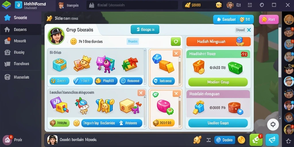 Momen bermain multiplayer yang seru bersama teman.
