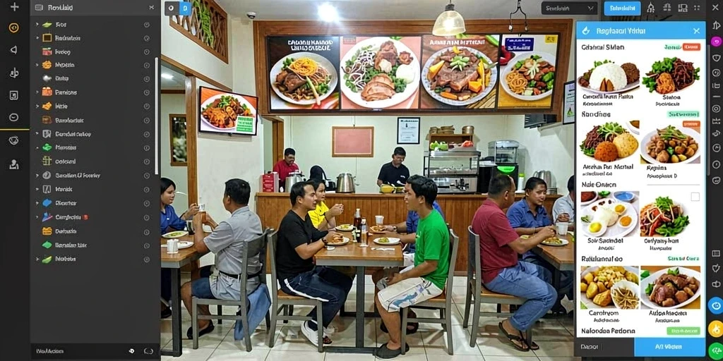Tangkapan layar saat bermain multiplayer di RP55.