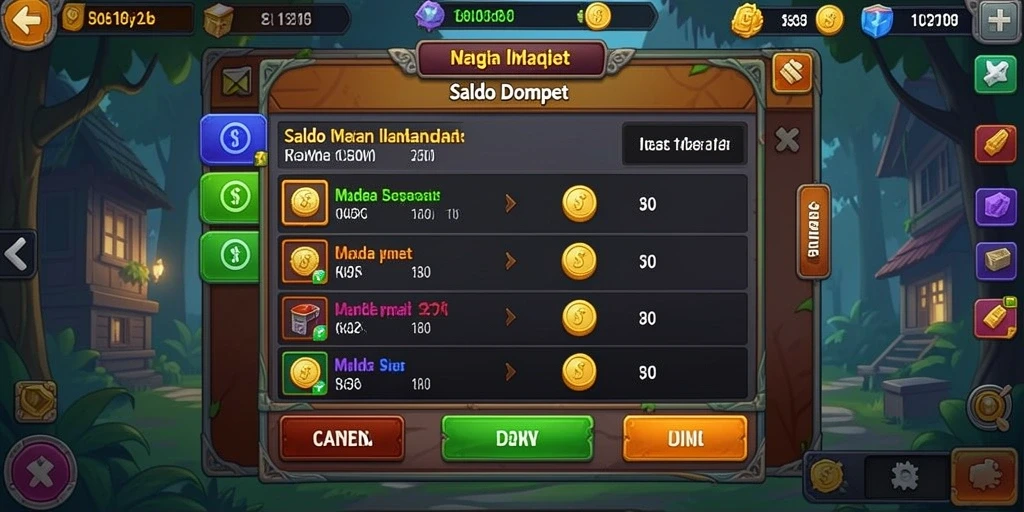 Sistem reward yang memberi motivasi untuk terus bermain.
